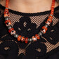 Warped Whimsicality - Orange - Paparazzi Necklace Image