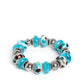 Warped Wayfarer- Blue - Paparazzi Bracelet Image