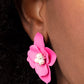 Jovial Jasmine - Pink - Paparazzi Earring Image