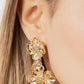 Gilded Grace - Gold - Paparazzi Earring Image