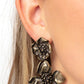 Gilded Grace - Brass - Paparazzi Earring Image