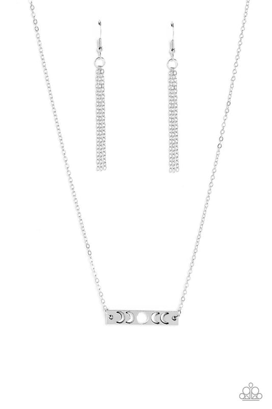 LUNAR or Later - Silver - Paparazzi Necklace Image