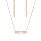 LUNAR or Later - Rose Gold - Paparazzi Necklace Image