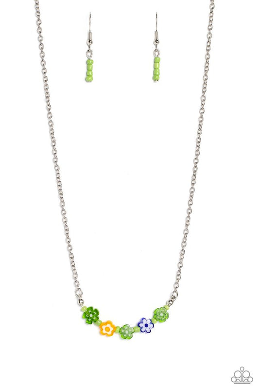 BOUQUET We Go - Green - Paparazzi Necklace Image