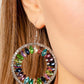 Wall Street Wreaths - Multi - Paparazzi Earring Image