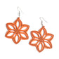 Paparazzi Earrings - Bahama Blossoms - Orange