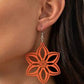 Paparazzi Earrings - Bahama Blossoms - Orange