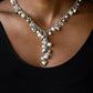 Paparazzi Necklace ~ Vintage Heartthrob - White