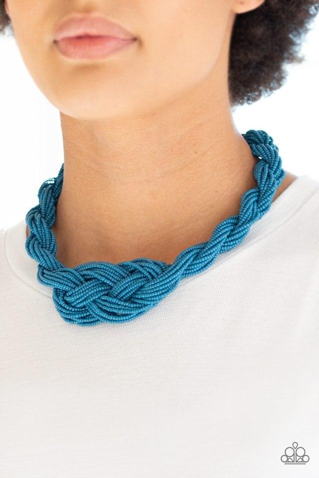 Paparazzi Necklace ~ A Standing Ovation - Blue