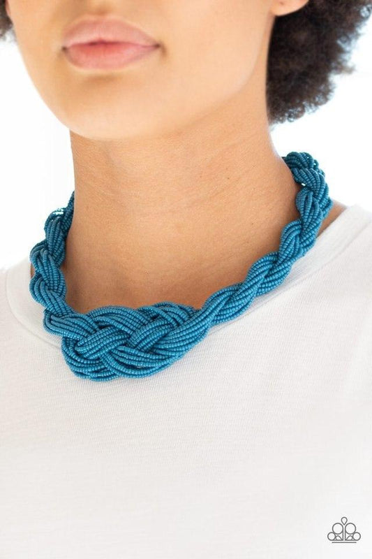 Paparazzi Necklace ~ A Standing Ovation - Blue