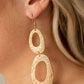 Paparazzi Earring ~ Ive SHEEN It All - Gold