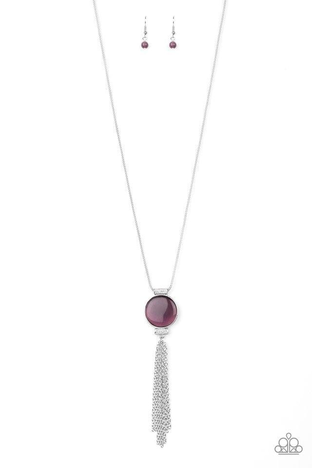 Paparazzi Necklace ~ Happy As Can BEAM - Purple
