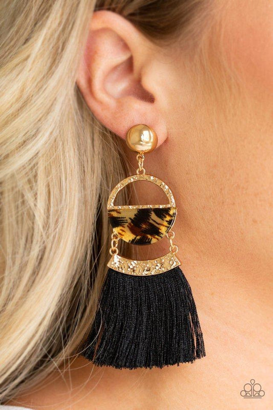 Paparazzi Earring ~ Tassel Trot - Multi