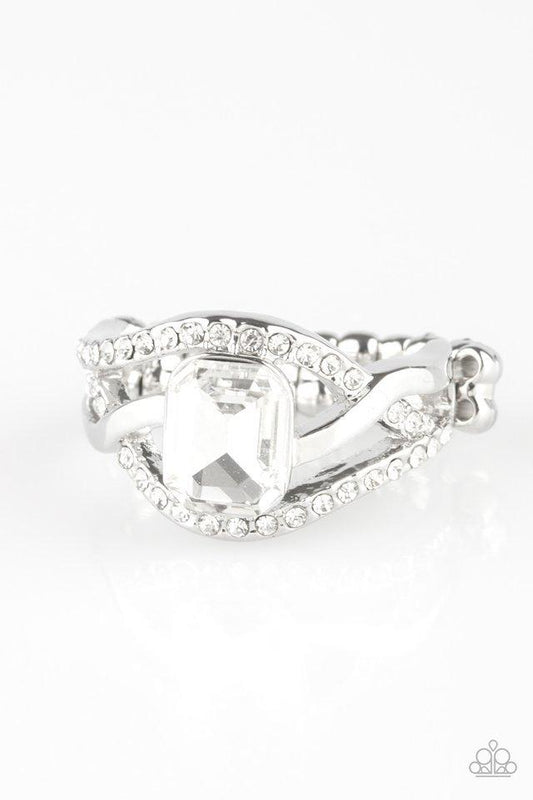 Paparazzi Ring ~ BLING It On! - White