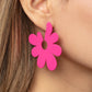 Flower Power Fantasy - Pink - Paparazzi Earring Image