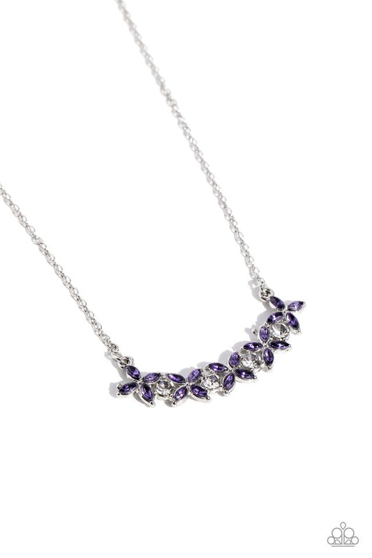 Floral Fanfare - Purple - Paparazzi Necklace Image