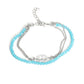 A LOTUS Like This - Blue - Paparazzi Bracelet Image