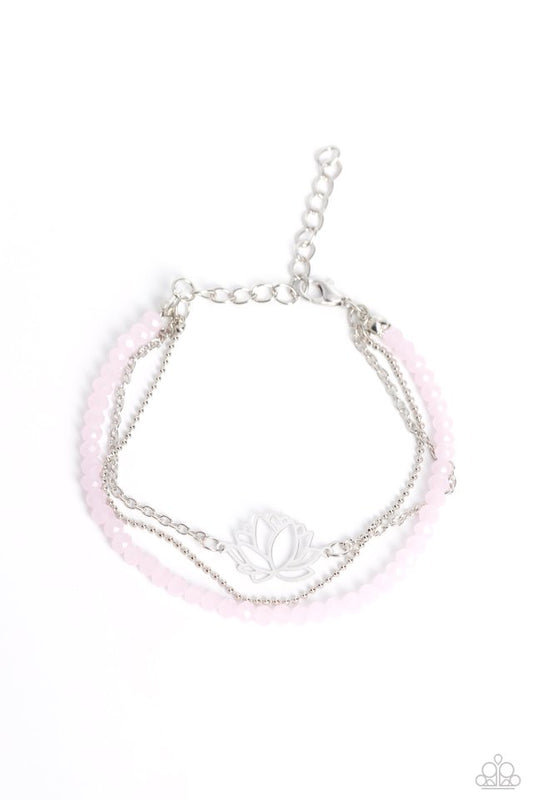 A LOTUS Like This - Pink - Paparazzi Bracelet Image