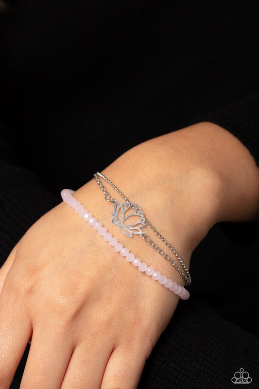 A LOTUS Like This - Pink - Paparazzi Bracelet Image