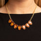 FLIRTY Dancing - Brown - Paparazzi Necklace Image