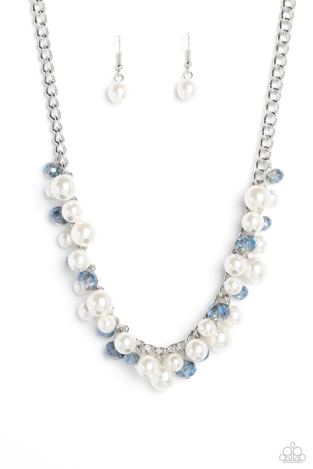 Glinting Goddess - Blue - Paparazzi Necklace Image