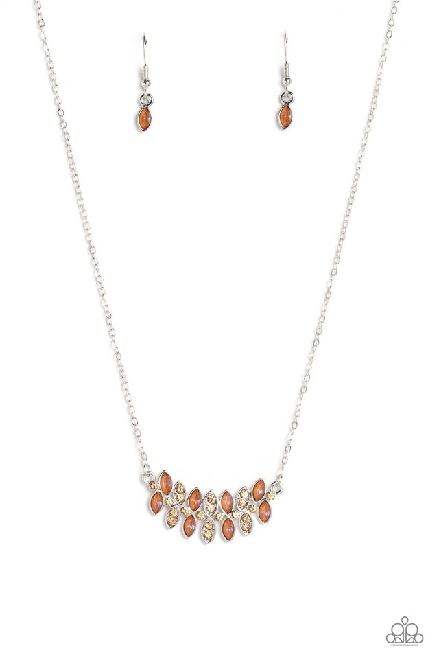 Lustrous Laurels - Brown - Paparazzi Necklace Image