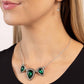 Majestic Met Ball - Green - Paparazzi Necklace Image