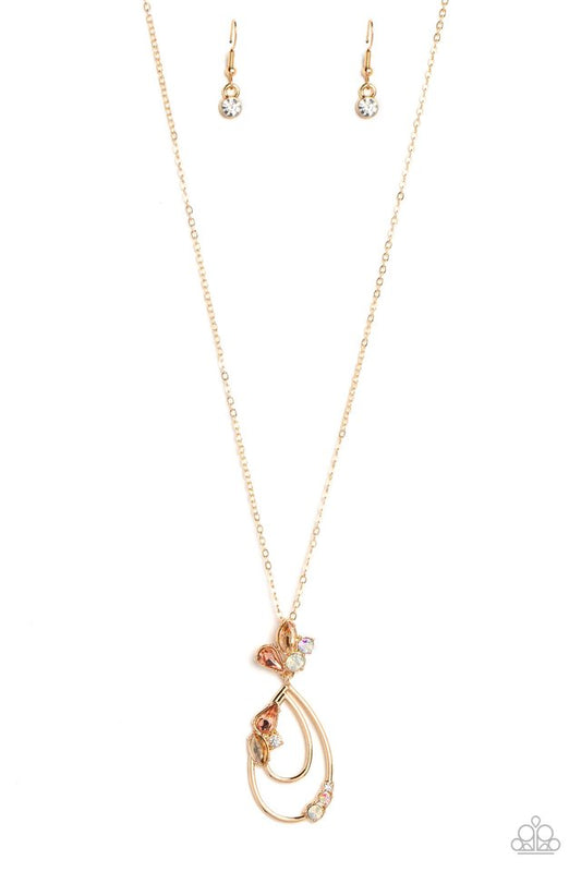 Sleek Sophistication - Gold - Paparazzi Necklace Image