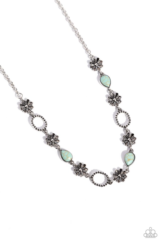 Casablanca Chic - Blue - Paparazzi Necklace Image