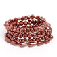 Gossip PEARL - Brown - Paparazzi Bracelet Image