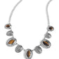 Textured Trailblazer - Brown - Paparazzi Necklace Image