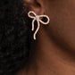 Deluxe Duet - Rose Gold - Paparazzi Earring Image