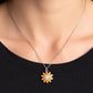 Daisy Diva - Orange - Paparazzi Necklace Image