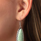 TEARDROP-Dead Dynasty - Green - Paparazzi Earring Image