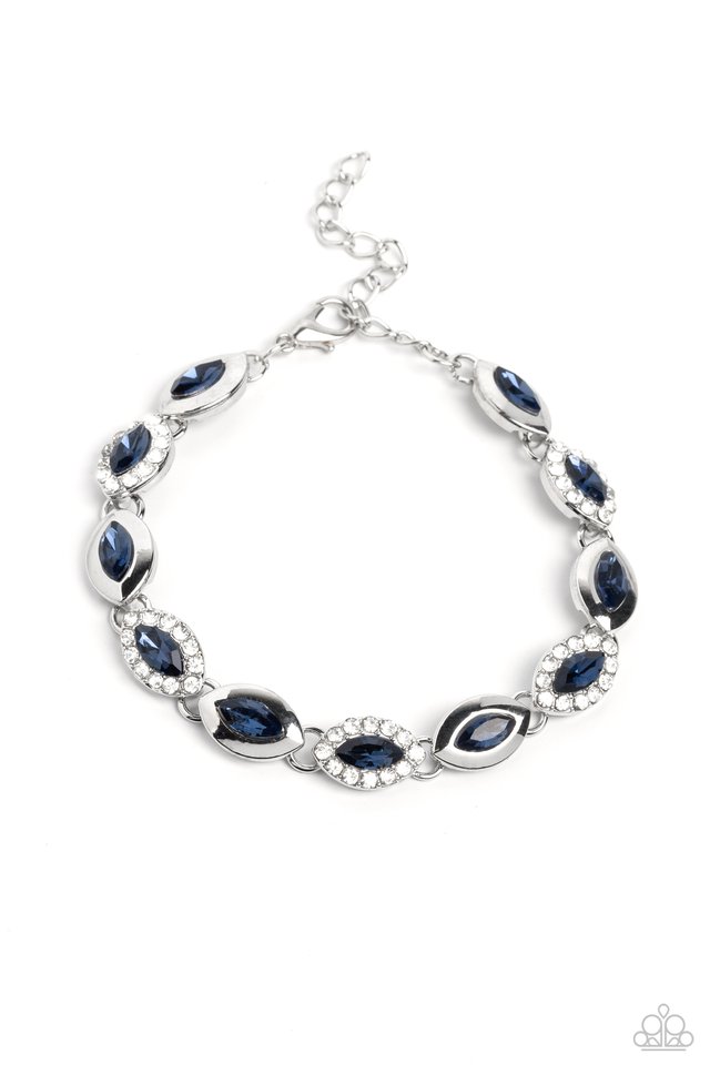 Delightfully Disco- Blue Bracelet- Stuff That Blings!