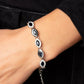 Some Serious Sparkle - Blue - Paparazzi Bracelet Image