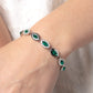 Some Serious Sparkle - Green - Paparazzi Bracelet Image