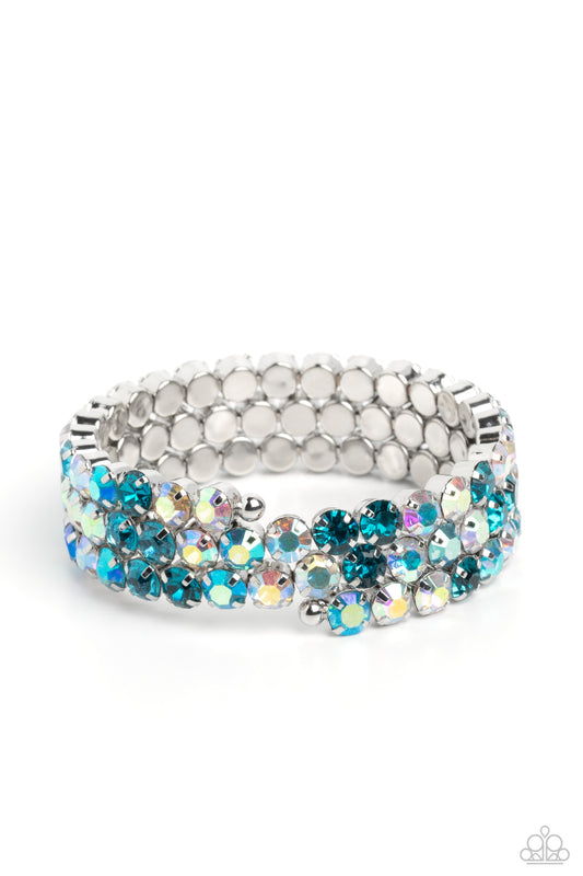 Paparazzi Bracelet ~ Iridescent Incantation - Blue