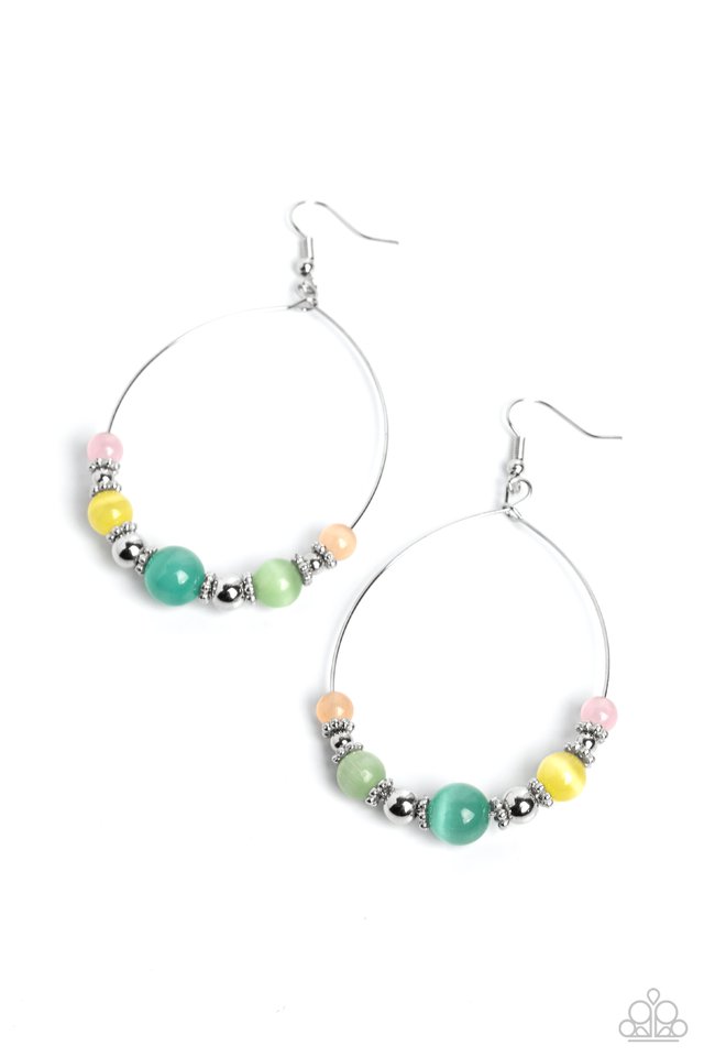 Cats Eye Charisma - Multi - Paparazzi Earring Image