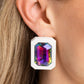 Edgy Emeralds - Multi - Paparazzi Earring Image