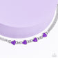 Smitten Sweethearts - Purple - Paparazzi Bracelet Image
