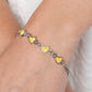 Smitten Sweethearts - Yellow - Paparazzi Bracelet Image