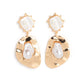 Rippling Rhapsody - Gold - Paparazzi Earring Image