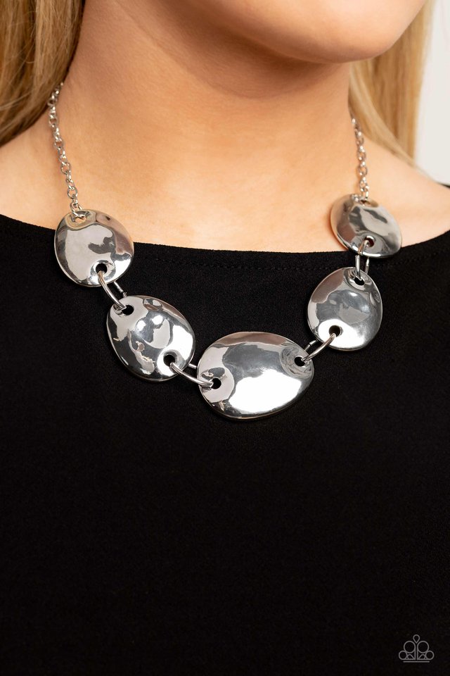 That RING You Do - Silver - Paparazzi Necklace Image