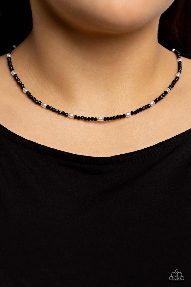 Beaded Blitz - Black - Paparazzi Necklace Image