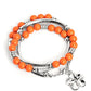 Off the WRAP - Orange - Paparazzi Bracelet Image