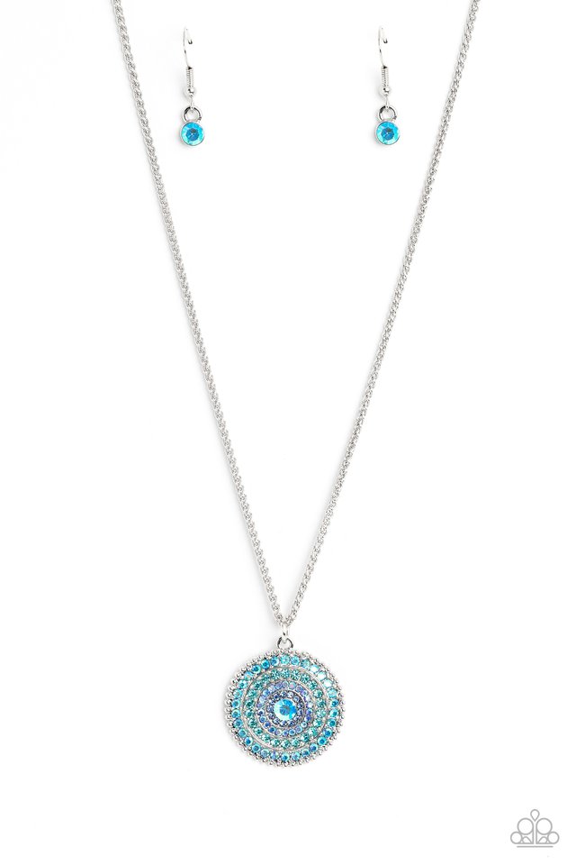 Mandala Masterpiece - Blue - Paparazzi Necklace Image