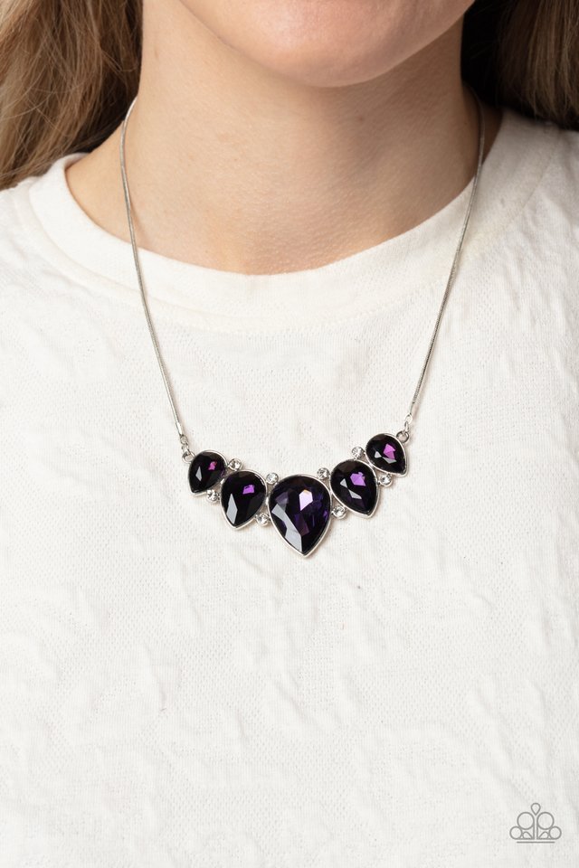 Regally Refined - Purple - Paparazzi Necklace Image