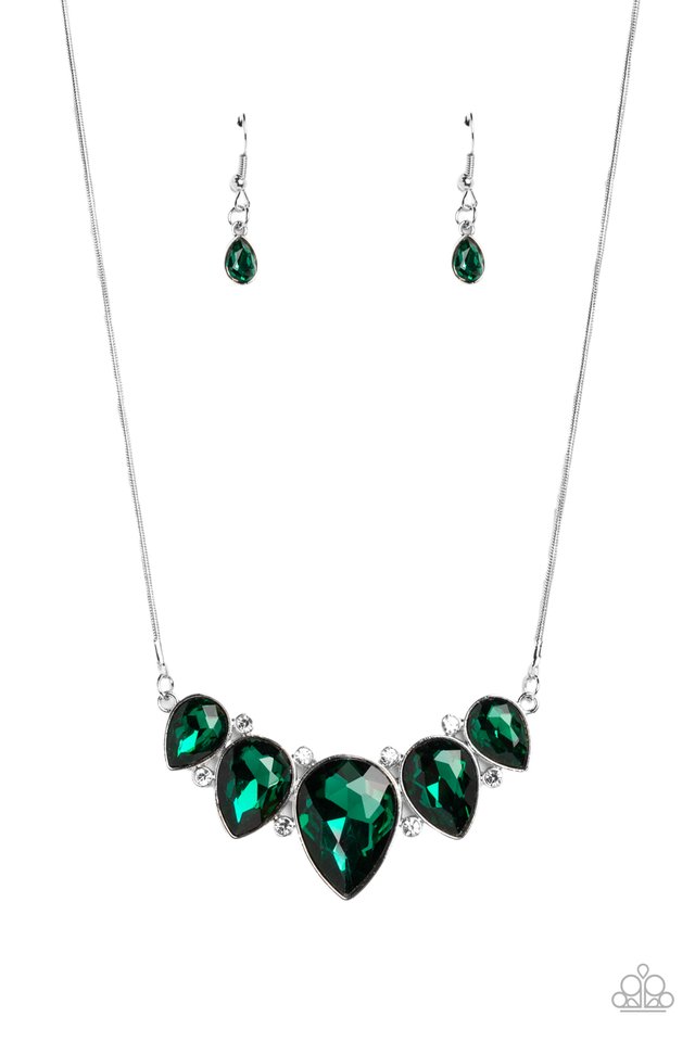 Regally Refined - Green - Paparazzi Necklace Image