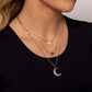 Lunar Lineup - Rose Gold - Paparazzi Necklace Image